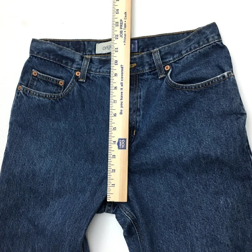 Gap Women's Jeans Original Fit Straight Leg Cotton Denim size 8 length 28